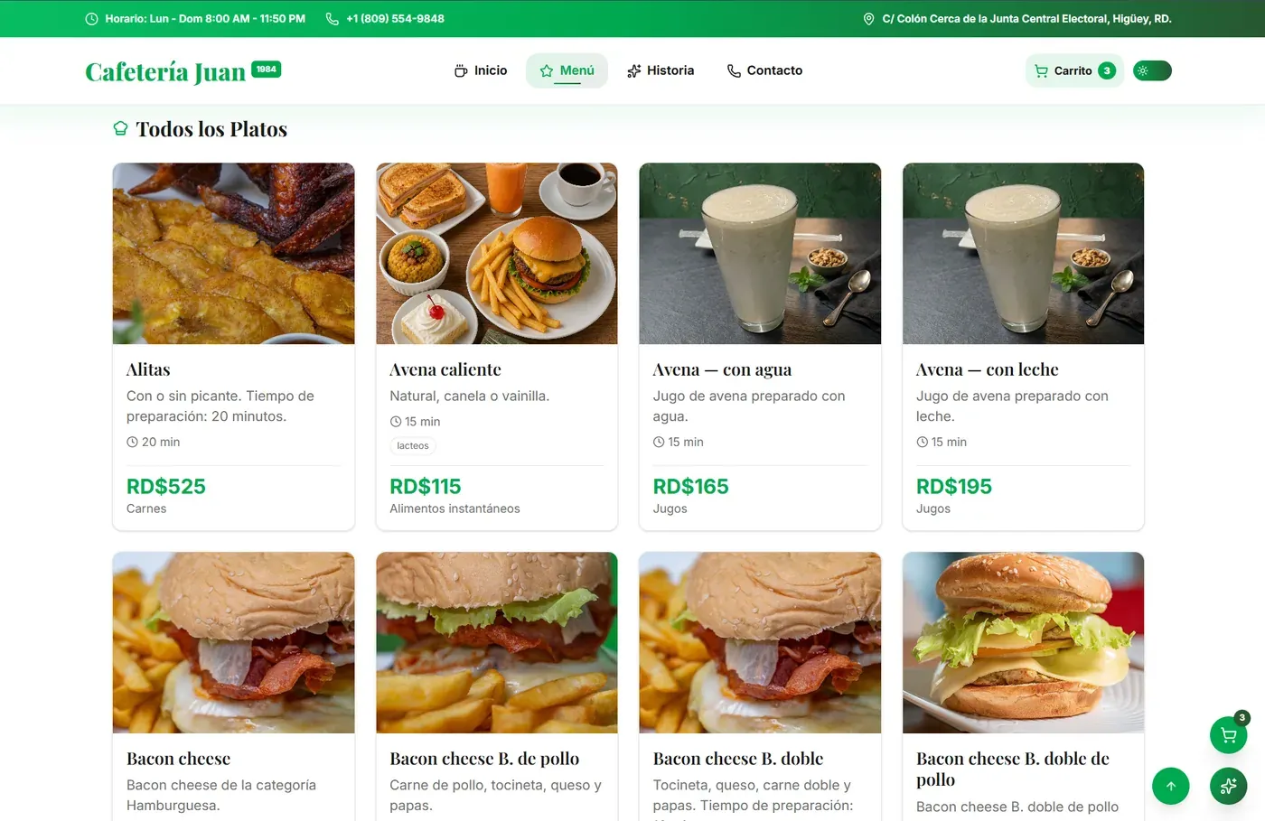 Cafetería Juan